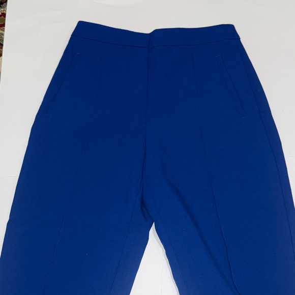 Zara High Waisted Pant Cobalt Blue Size Medium (More like a small) Office Work - Picture 10 of 13